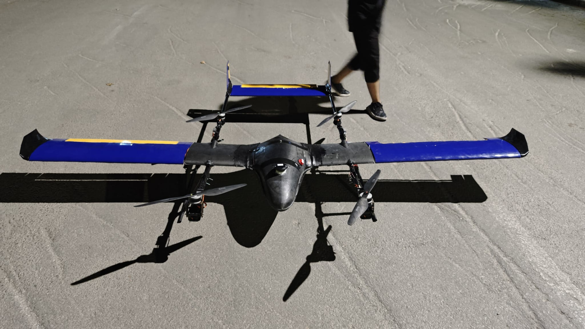 TUFAN hybrid VTOL on the tarmac